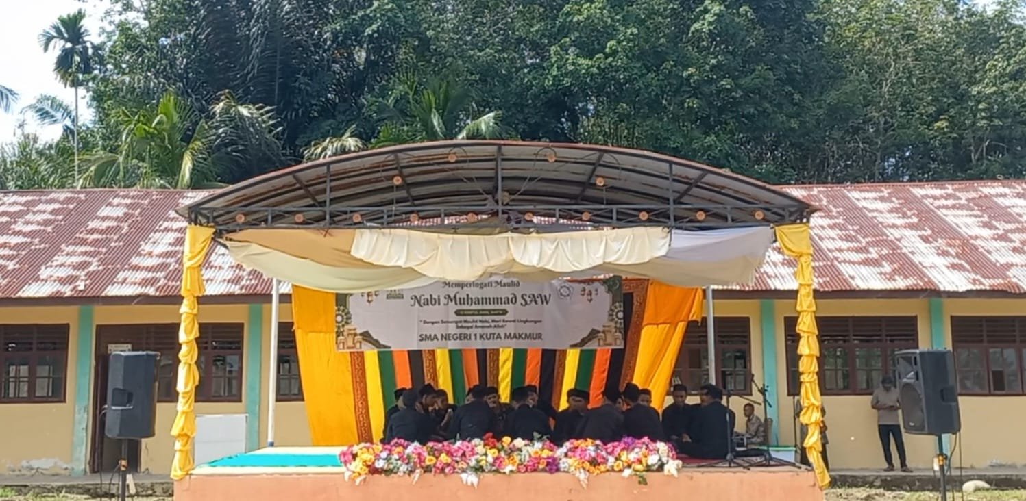 SMA Negeri 1 Kuta Makmur Gelar Kenduri Maulid, Eratkan Silaturahmi dan Teladani Akhlak Rasulullah SAW